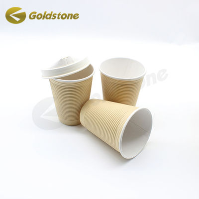 ชามกระดาษอินโก้ 12 โอซ คราฟท์ Ripple Cup ISO9001