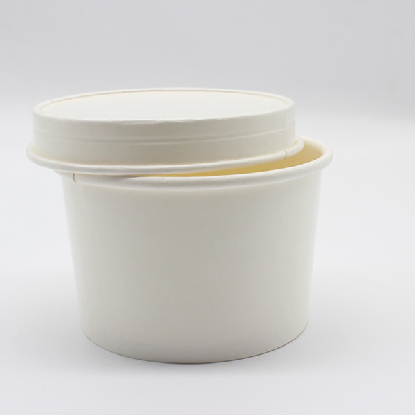 3in Hygienic Ice Cream Cup กระดาษปิด กล่องถ้วยใช้ครั้งเดียว 0